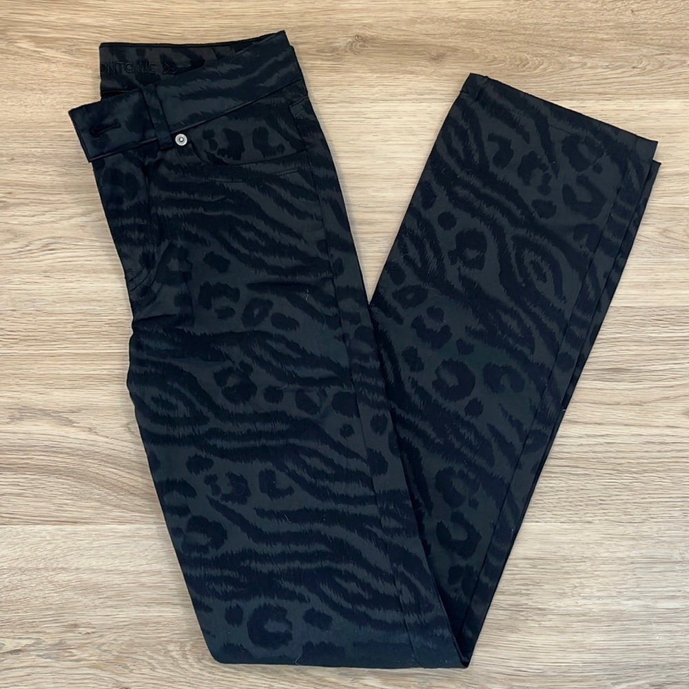 Black Anne Fontaine Straight Denim Jeans